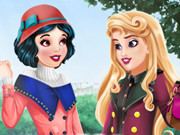 Aurora And Snow White Winter Fashion