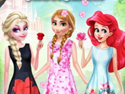 Disney Princesses Flower Fashion