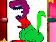 Dinosaur Coloring Game