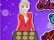 Elsa Cooking Almond Cookies