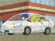 The Simpsons Tesla Car