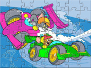 Tom And Jerry Racing Puzzle