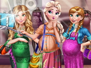 Princesses Pregnant Selfie