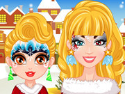 Christmas Face Painting Makeover