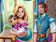 Rapunzel And Flynn Happy Family