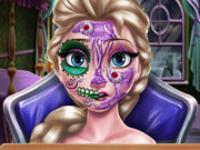 Elsa Scary Halloween Makeup
