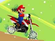 Mario Motocross Snowing