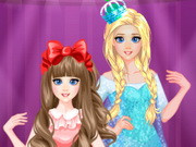 Elsa Sisters Makeup Party