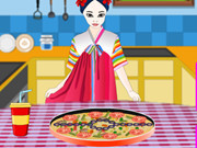 Cooking Korean Pizza