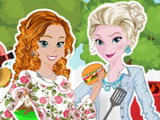 Frozen Sisters Bbq Party