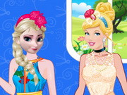 Elsa Vs Cinderella Blonde Contest
