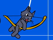 Cat With Bow Golf