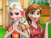 Frozen Sisters Barbecue Party