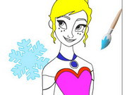 Coloring Anna Frozen