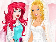 Ariel As Barbie's Wedding Stylist