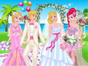 Princesses At Barbie's Wedding