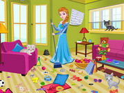 Princess Elsa Kitty Room Cleaning