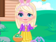 Baby Elsa Easter Egg Hunt