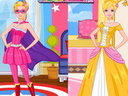 Super Barbie And Princess Barbie
