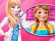 Elsa Doctor Taking Care Of Anna