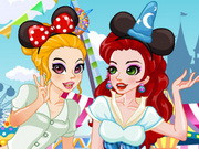 Girls In Disneyland