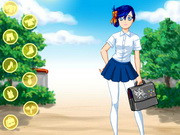 Anime School Girl Dress Up