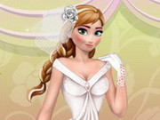 Anna Frozen Wedding Look