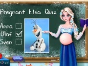 Pregnant Elsa Quiz