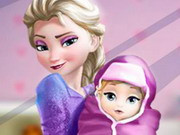 Elsa And The New Born Baby