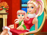Barbie Family Christmas Eve