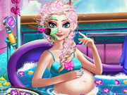 Pregnant Elsa  Spa
