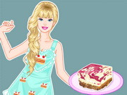 Barbie Jelly Swirl Cheesecake Slice