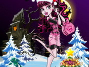 Draculaura Christmas Dress Up