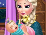 Elsa Baby Caring