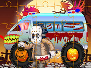 Halloween Trucks Jigsaw