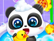 Baby Panda Boy Caring